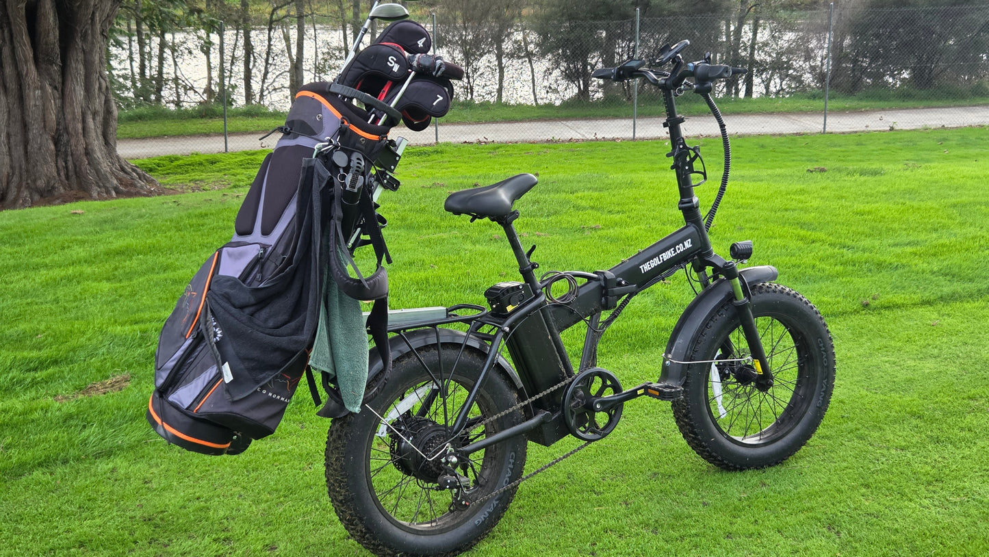 Golf Bag Carrier for EBikes | The Golf Bike NZ