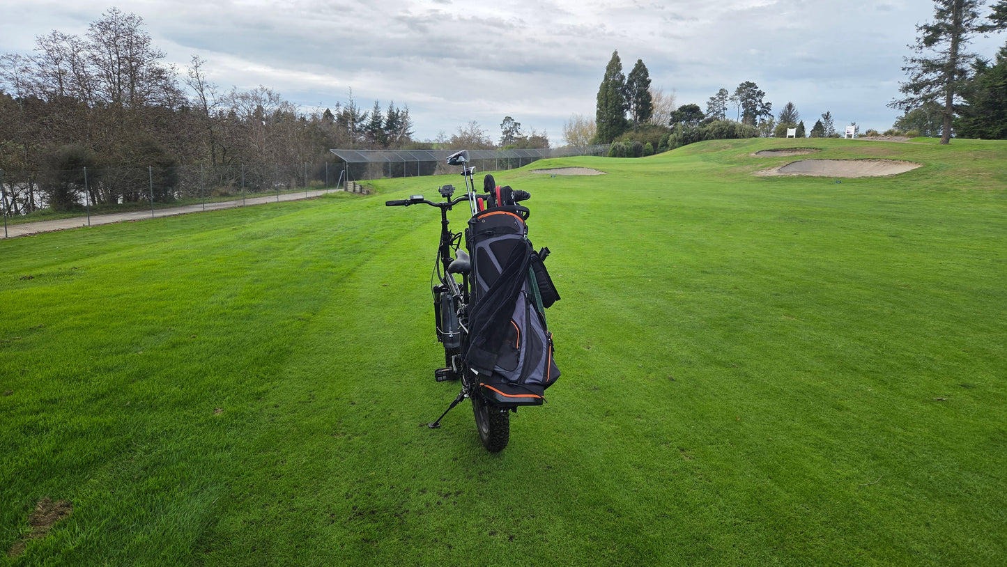 Golf Bag Carrier for EBikes | The Golf Bike NZ